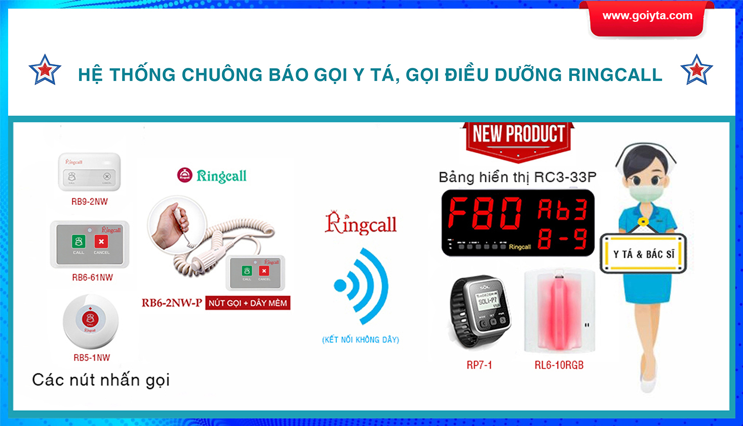 Hệ thống chuông báo gọi y tá